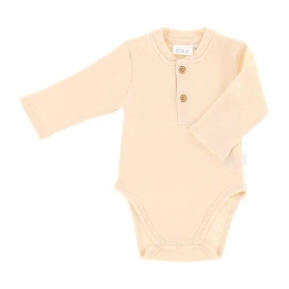 DAY Romper Met Knoopjes - Apricot - Maat 50/56