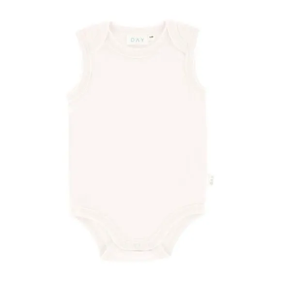 DAY Romper Mouwloos - Off White - Mt. 50/56
