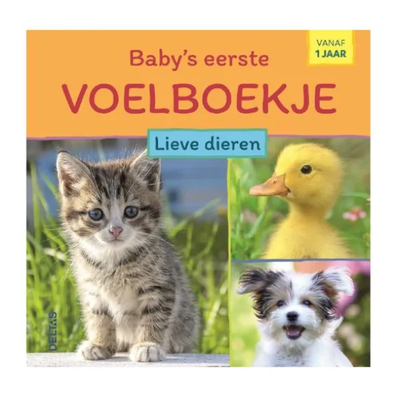 Deltas Baby's Eerste Voelboekje Lieve Dieren