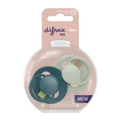 Difrax Dynamic Lovi Prime Fopspeen -  18mnd+ - 2st. - Pistachio / Green