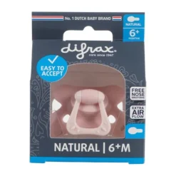 Difrax Fopspeen Uni Blossom Natural 6mnd+