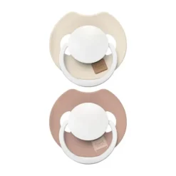 Difrax Glow Dynamic Fopspeen - 0-6 Mnd 2 stuks - Ivory/Beige
