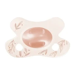 Difrax Natural Fopspeen - Newborn - Soft Pink Hearts