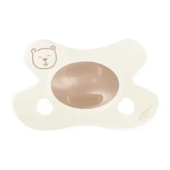 Difrax Natural Fopspeen - Newborn - Soft Pink Hearts
