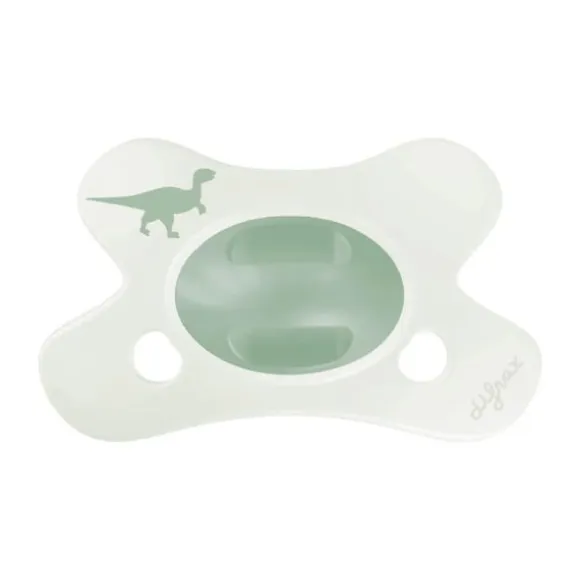 Difrax Natural Fopspeen - Newborn - Soft Pink Hearts