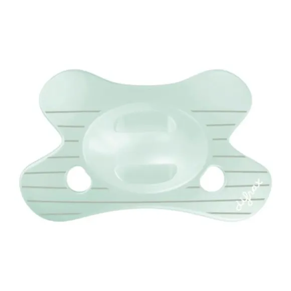 Difrax Natural Fopspeen - Newborn - Soft Pink Hearts