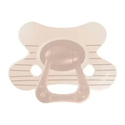 Difrax Natural Fopspeen - Newborn - Soft Pink Hearts