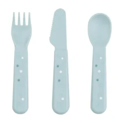 Done By Deer Foodie Cutlery Set Happy Dots Powder