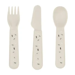 Done By Deer Foodie Cutlery Set Confetti Sand