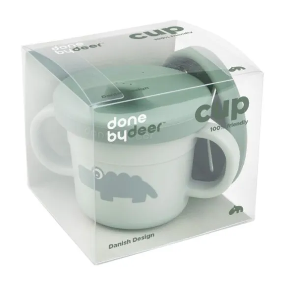 Done By Deer Foodie Spout/Snack Cup Elphee Blue