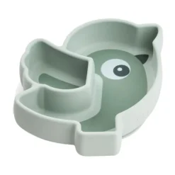 Done By Deer Silicone Stick&Stay Snack Bord Birdee Green