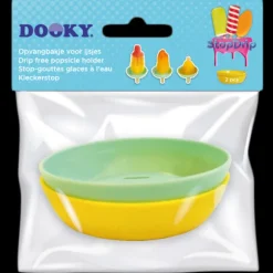 Dooky Stop Drip Geel-Mint 2 stuks