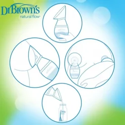 Dr. Brown's Borstkolf One-Piece Siliconen