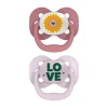 Dr. Brown's Fopspeen Roze/Grijs Fase 1 2-Pack