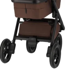 Dubatti One E6 Kinderwagen 2-in-1 - Black / Walnut Brown