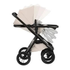 Dubatti One E6 Kinderwagen 2-in-1 - Black / Walnut Brown