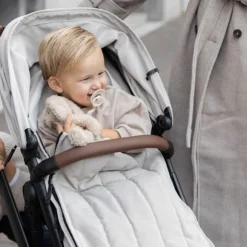 Dubatti One E6 Kinderwagen 2-in-1 - Black / Walnut Brown