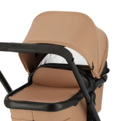 Dubatti One E6 Kinderwagen 2-in-1 - Black / Walnut Brown