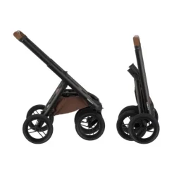 Dubatti One E6 Kinderwagen 2-in-1 - Dark Brown / Walnut Brown
