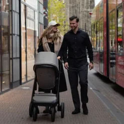 Dubatti One E6 Kinderwagen 2-in-1 - Dark Brown / Walnut Brown