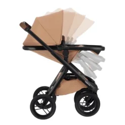 Dubatti One E6 Kinderwagen 2-in-1 - Dark Brown / Walnut Brown