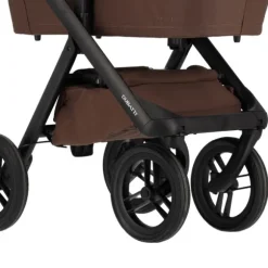 Dubatti One E6 Kinderwagen 2-in-1 - Dark Brown / Walnut Brown