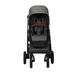 Dubatti One E5 Kinderwagen 2-in-1 Grey Frame Black/Cognac