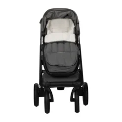 Dubatti One E5 Kinderwagen 2-in-1 Grey Frame Black/Cognac