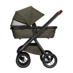 Dubatti One E5 Kinderwagen 2-in-1 Grey Frame Black/Cognac