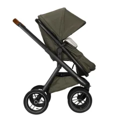 Dubatti One E5 Kinderwagen 2-in-1 Grey Frame Black/Cognac