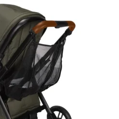 Dubatti One E5 Kinderwagen 2-in-1 Grey Frame Black/Cognac