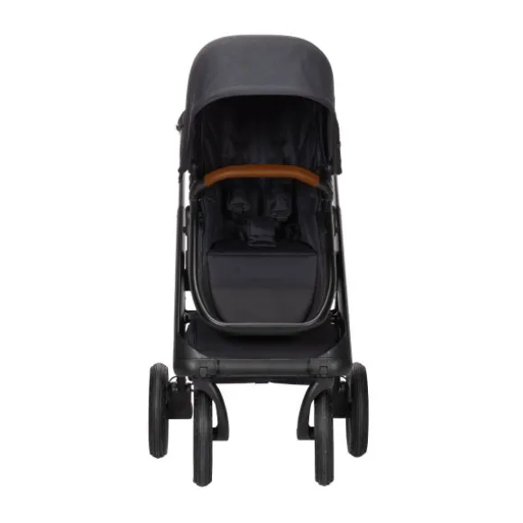 Dubatti One E5 Kinderwagen 2-in-1 Grey Frame Black/Cognac