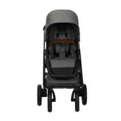Dubatti One E5 Kinderwagen 2-in-1 Grey Frame Black/Dark Brown