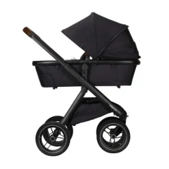 Dubatti One E5 Kinderwagen 2-in-1 Grey Frame Black/Dark Brown