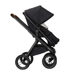 Dubatti One E5 Kinderwagen 2-in-1 Grey Frame Black/Dark Brown