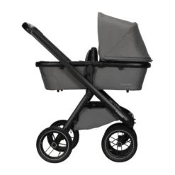 Dubatti One E5 Kinderwagen 2-in-1 Grey Frame Black/Black