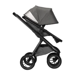 Dubatti One E5 Kinderwagen 2-in-1 Grey Frame Black/Black
