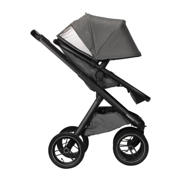 Dubatti One E5 Kinderwagen 2-in-1 Grey Frame Black/Black