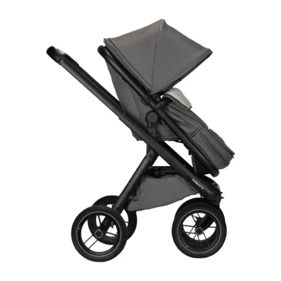 Dubatti One E5 Kinderwagen 2-in-1 Grey Frame Black/Black