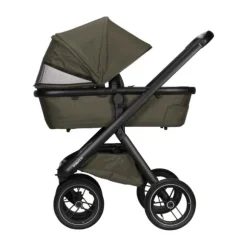 Dubatti One E5 Kinderwagen 2-in-1 Grey Frame Black/Black