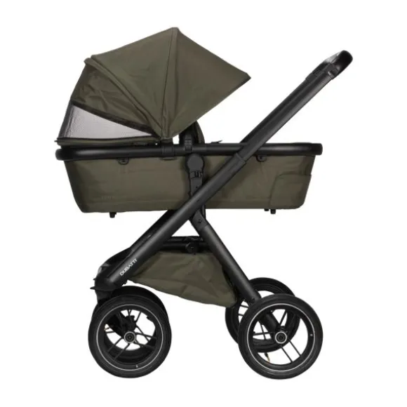 Dubatti One E5 Kinderwagen 2-in-1 Grey Frame Black/Black