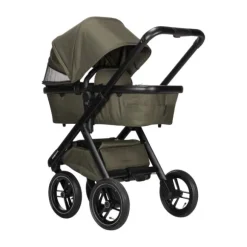 Dubatti One E5 Kinderwagen 2-in-1 Grey Frame Black/Black