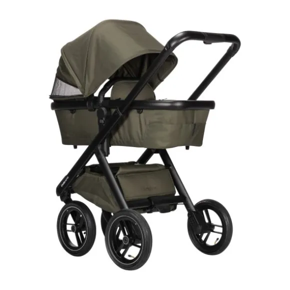 Dubatti One E5 Kinderwagen 2-in-1 Grey Frame Black/Black