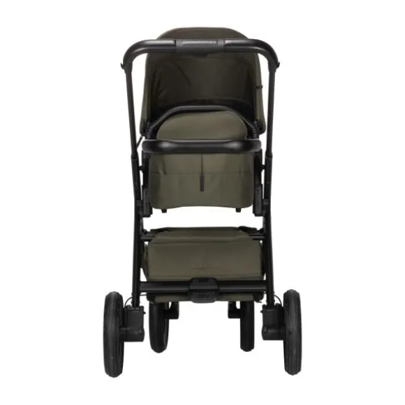 Dubatti One E5 Kinderwagen 2-in-1 Grey Frame Black/Black