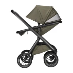 Dubatti One E5 Kinderwagen 2-in-1 Grey Frame Black/Black