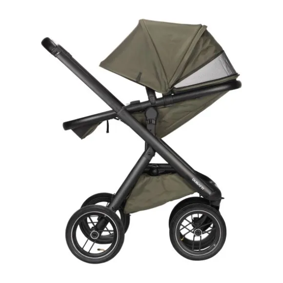 Dubatti One E5 Kinderwagen 2-in-1 Grey Frame Black/Black