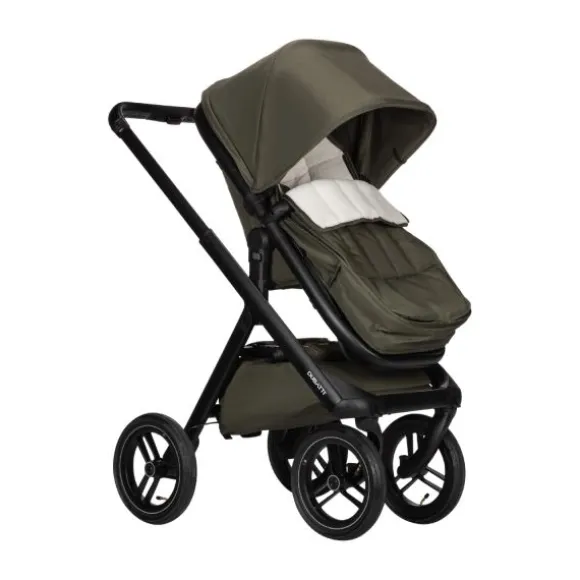 Dubatti One E5 Kinderwagen 2-in-1 Grey Frame Black/Black