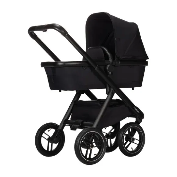 Dubatti One E5 Kinderwagen 2-in-1 Grey Frame Black/Black