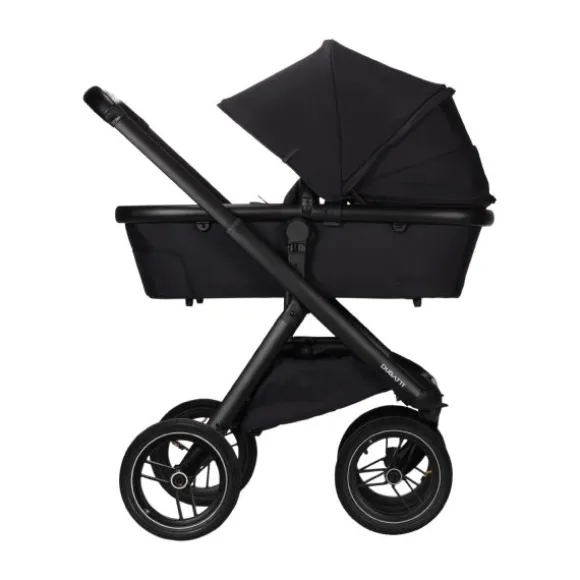 Dubatti One E5 Kinderwagen 2-in-1 Grey Frame Black/Black