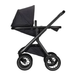 Dubatti One E5 Kinderwagen 2-in-1 Grey Frame Black/Black